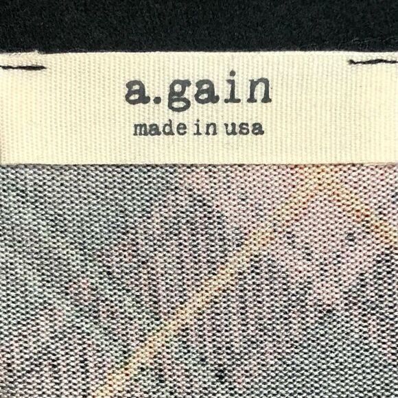 NEW Knit Henley with Plaid Front in Black/Rusty Orange Women’s 1X - Picture 6 of 7